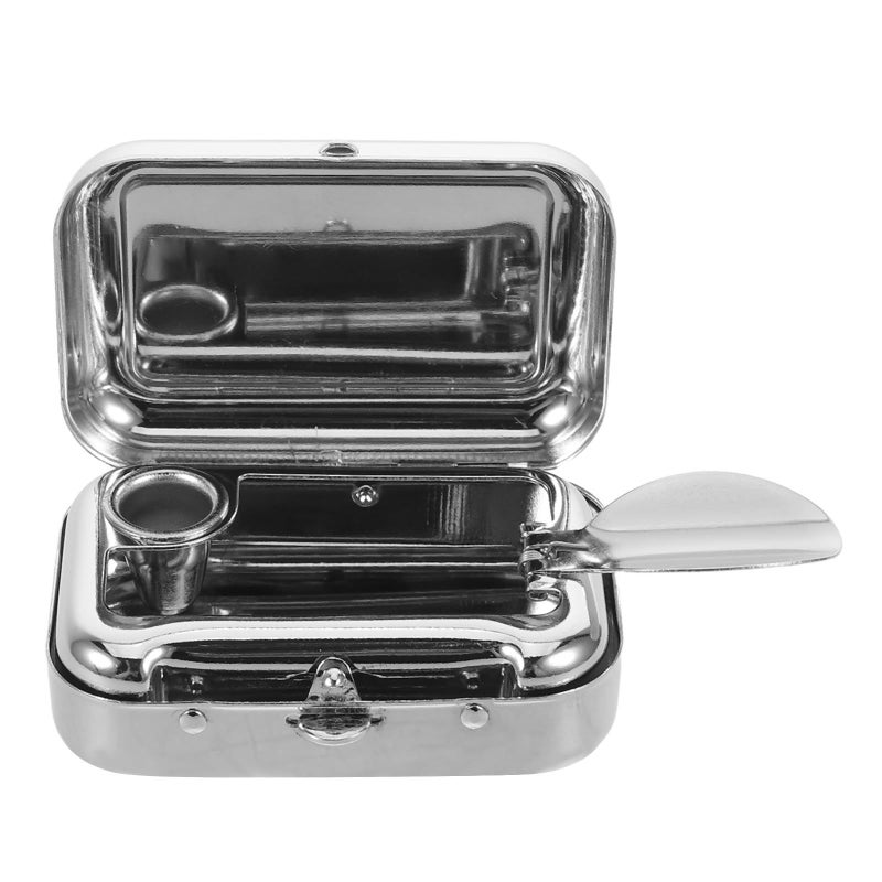 Metal Windproof Portable Ashtray For Car Outdoor Travel Office - Image 2