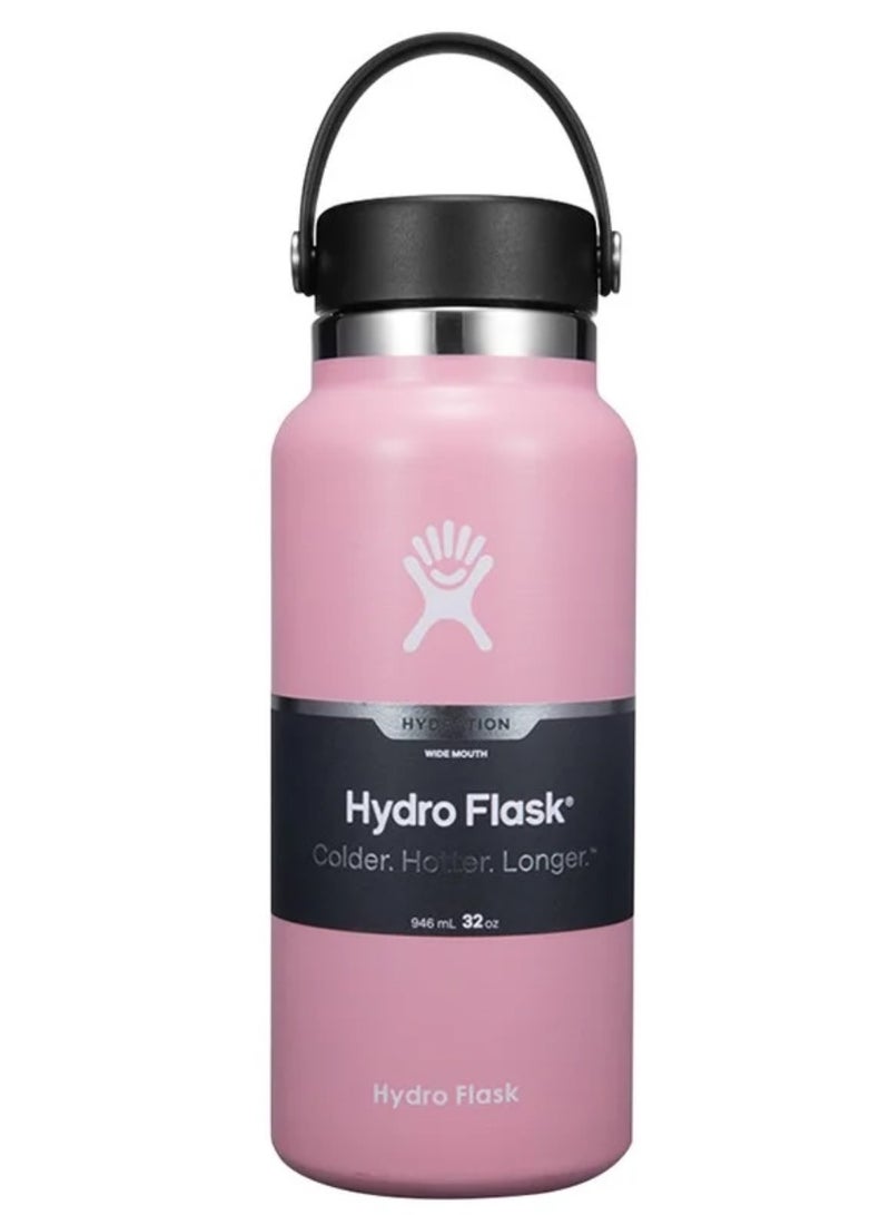 Hydro Flask Vacuum Insulated Water Bottle 32oz（handle cover style,strawless） - Image 1