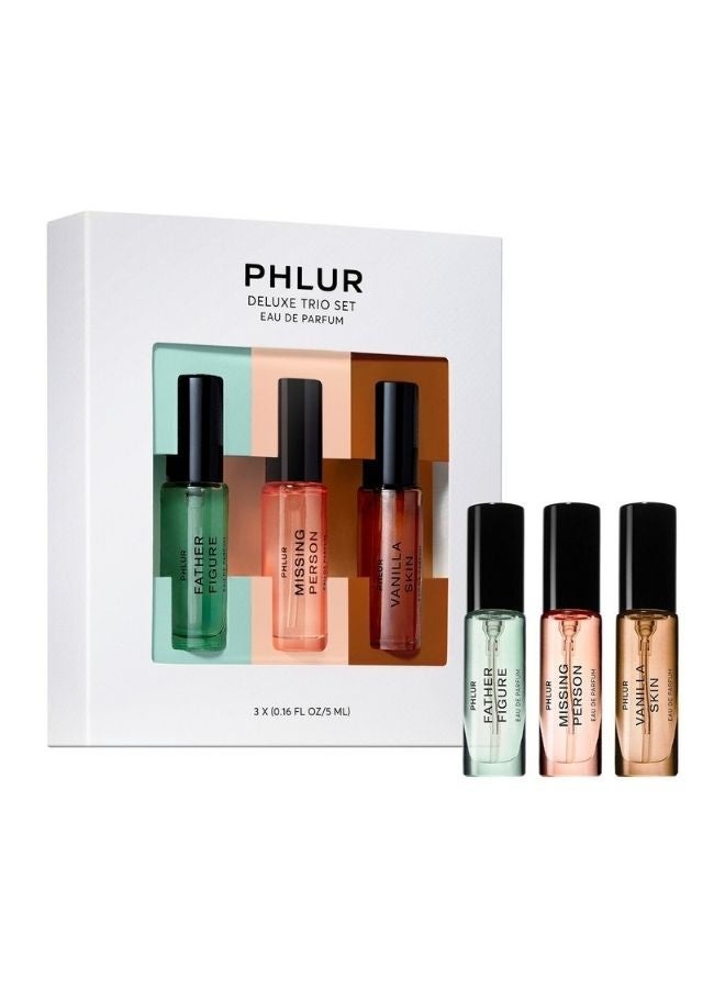 PHLUR فلور ديلوكس تريو  المجموعة – مجموعة ماء عطر بحجم مناسب للسفر - Image 1