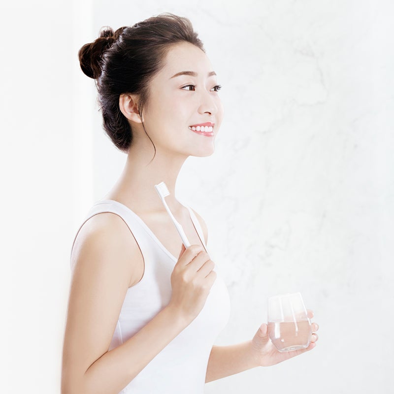 Soft Bristles: 0.01mm Ultra-fine White Silver Ion Bristles - Binchotan-infused Plaque Removal for Deep Cleaning Oral Care - Image 3