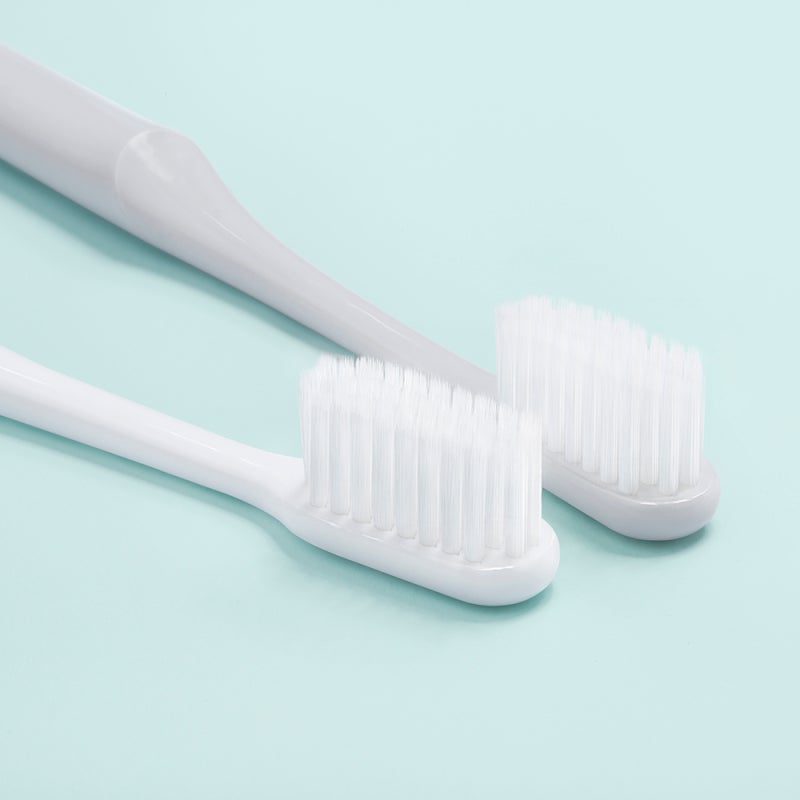 Soft Bristles: 0.01mm Ultra-fine White Silver Ion Bristles - Binchotan-infused Plaque Removal for Deep Cleaning Oral Care - Image 2