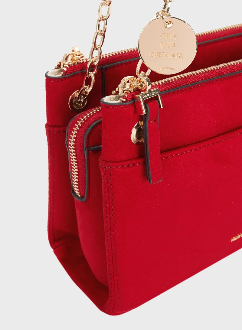 PARFOIS Hortensia Zip Closure Crossbody