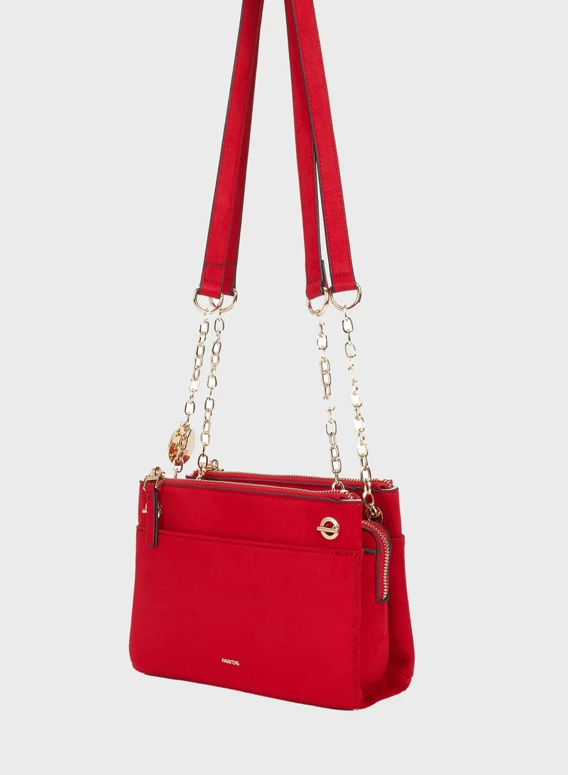 PARFOIS Hortensia Zip Closure Crossbody