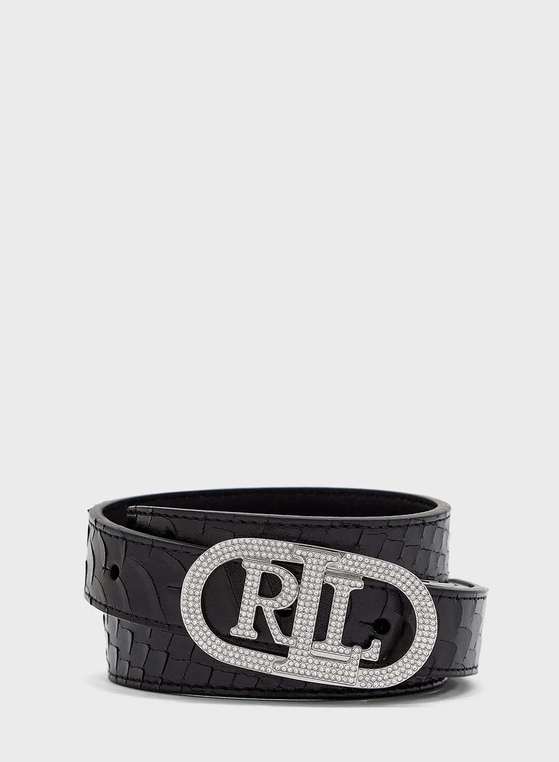 Lauren Ralph Lauren Skinny Charm Buckle Belt 25Mm