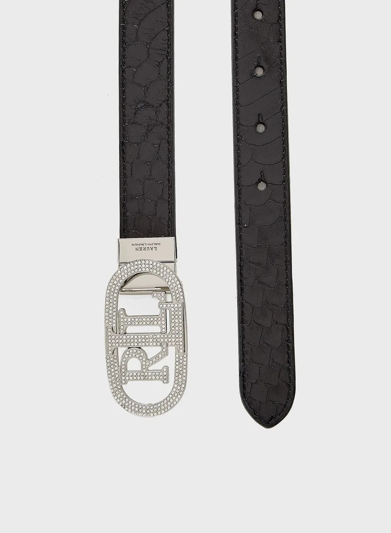 Lauren Ralph Lauren Skinny Charm Buckle Belt 25Mm