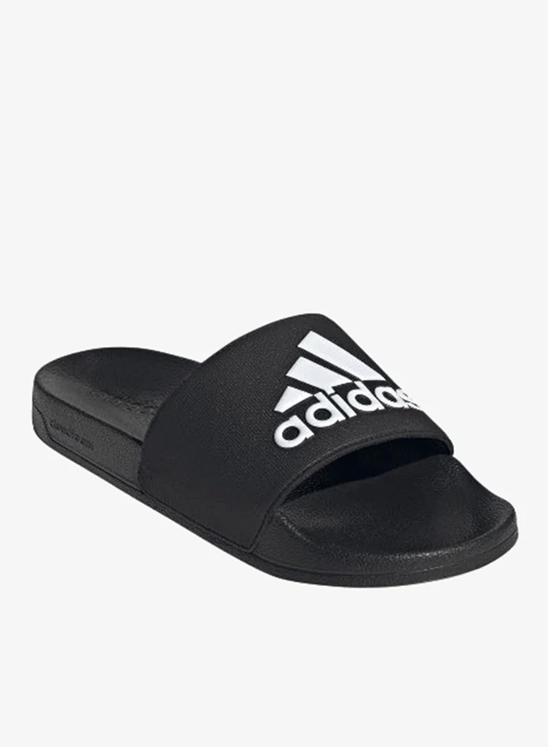 Adidas CBLACK/FTWWHT/CBLACK adilette shower unisex slides  | Best Price UAE