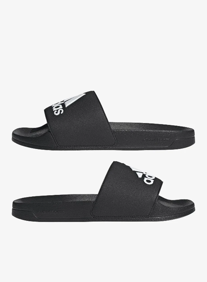 Adidas CBLACK/FTWWHT/CBLACK adilette shower unisex slides  | Best Price UAE