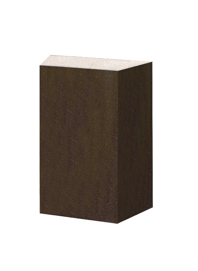 Allway Tool Fine Angled Edge Wet Or Dry Medium Grit Sandbar Brown 5 x 3.5 Inch ASB-M - Image 1