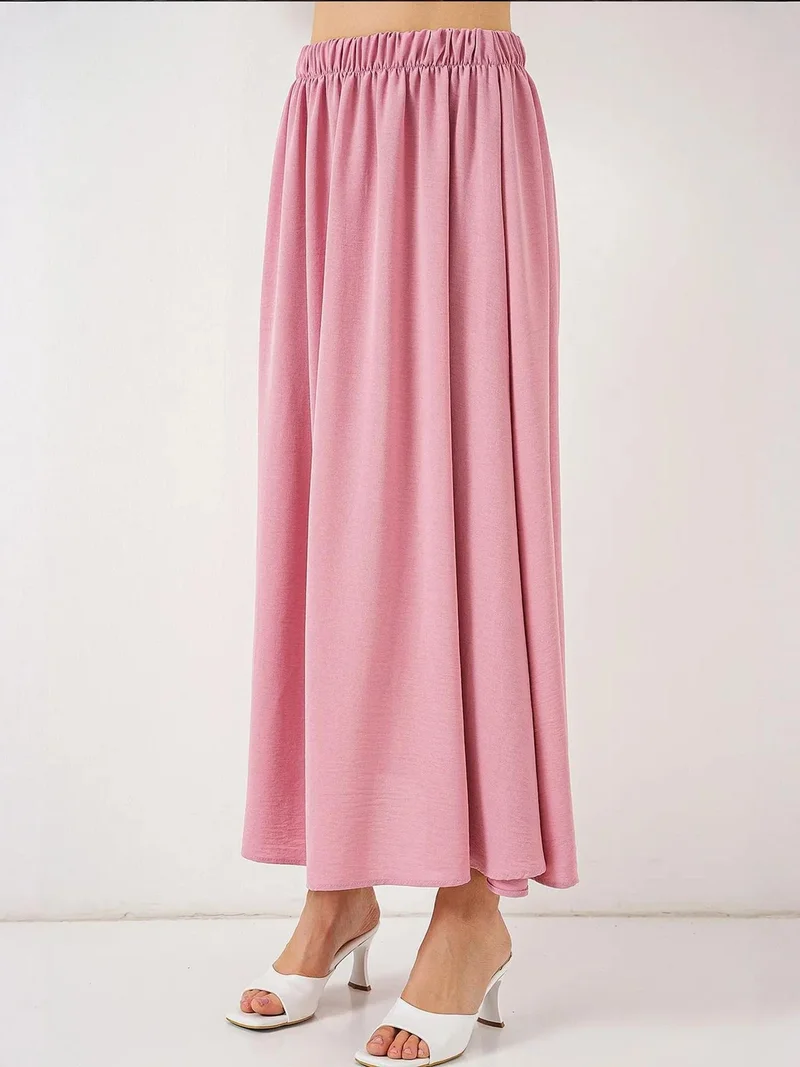 BIG DART BDART Textured Maxi Skirt with Drawstring Waist