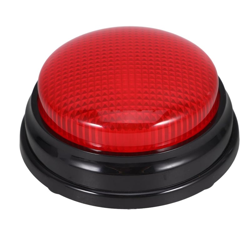 DEARMAMY Game Buzzer Answer Buzzers for Game Show with Light Alarm Sound Show Button Box Party Contest Trivia Quiz for Kids Red - Image 2