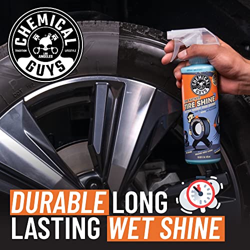 Chemical Guys Tire Kicker Sprayable Extra Glossy Tire Shine (Works on Rubber, Vinyl & Plastic), Great for Cars, Trucks, SUVs, Motorcycles, RVs & More, 16 oz (2 Pack) - Image 2
