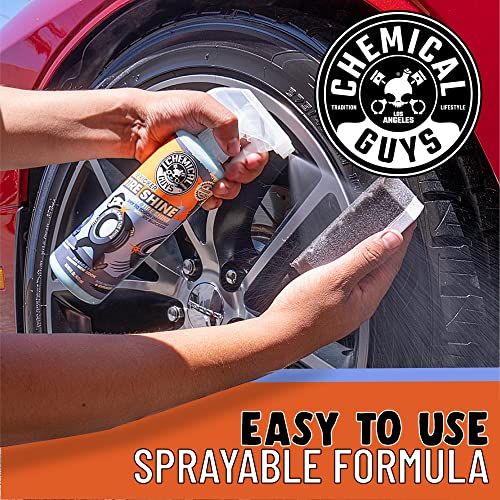 Chemical Guys Tire Kicker Sprayable Extra Glossy Tire Shine (Works on Rubber, Vinyl & Plastic), Great for Cars, Trucks, SUVs, Motorcycles, RVs & More, 16 oz (2 Pack) - Image 3