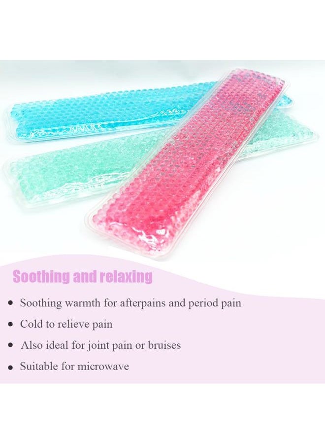 HI FINE CARE Perineal Cooling Pad, Postpartum Cold Packs Gel Bead Ice Pack Cold Therapy for Women After Pregnancy and Delivery, Gift for New Mom, 2 Ice Pack and 2 Cover (Blue)  - Image 4
