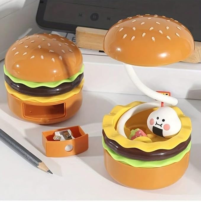 Special Combo Gift Pack Small Study Desk Led Lamp Rechargeable Building Blocks Photo Frame with Spinning Bracelet Slap Band Pack of 3 F - Image 3
