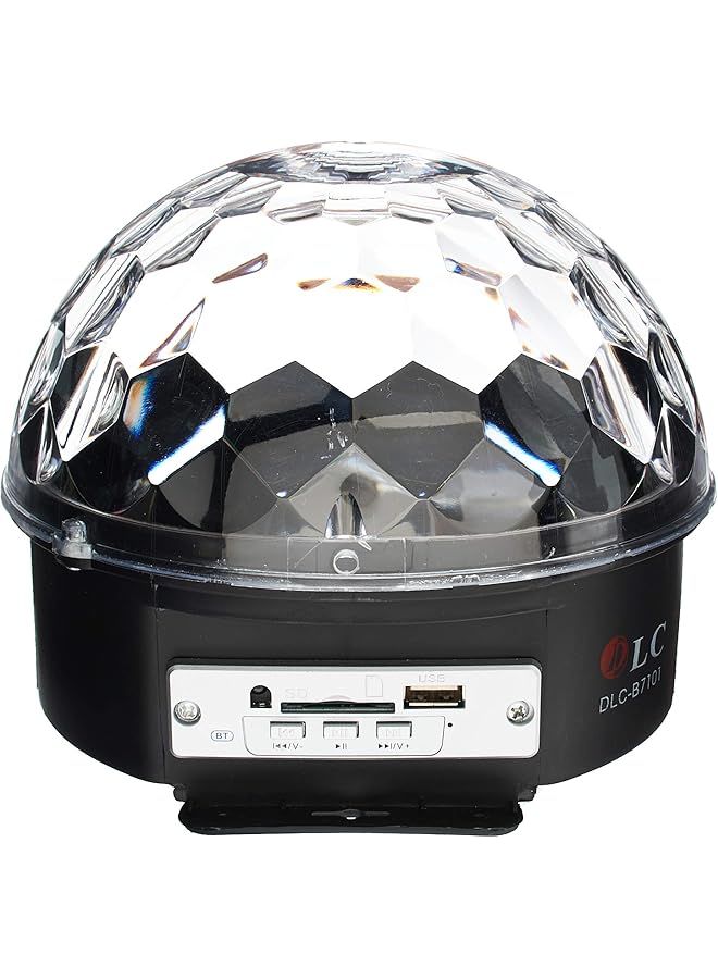 erorex Mp3 Led Crystal Magic Ball Stage Light Bluetooth Disco Dj Party Lights Multi Color - Image 1