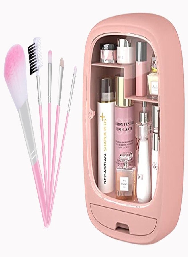 DOXONZ Makeup Brush Set With Makeup box Cosmetic Organizer Case - Image 2
