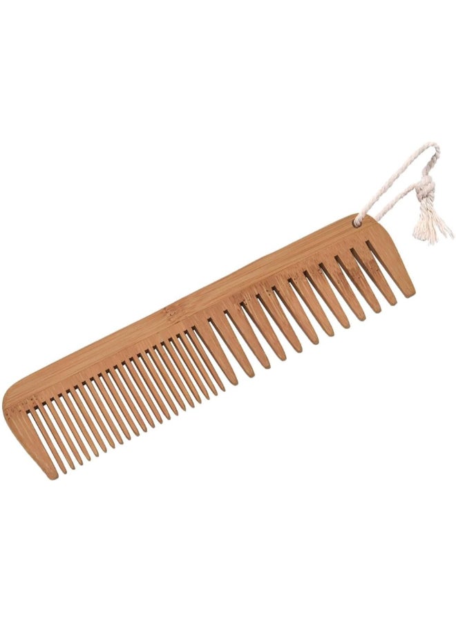 Tendance Durable and Sturdy Bamboo Hair Comb Brown 17.8 x 4.5 cm 75546195 - Image 2