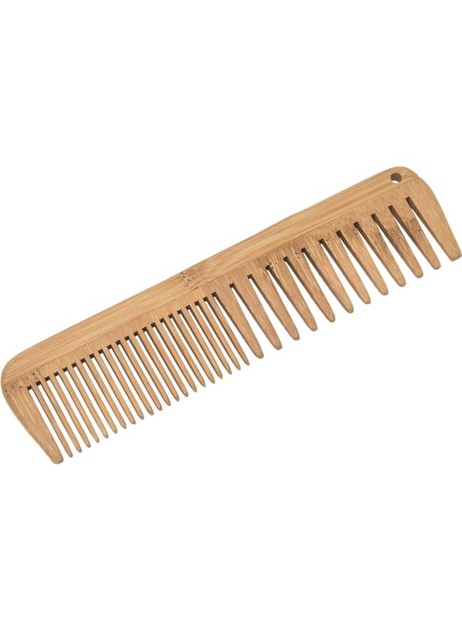 Tendance Durable and Sturdy Bamboo Hair Comb Brown 17.8 x 4.5 cm 75546195 - Image 3
