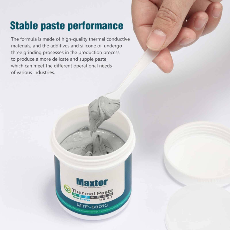 Maxtor MTP-8301C 150g High Performance Thermal Compound Paste, Heatsink Paste, Thermal Conductive Grease for CPU GPU Cooler LED IC PS4 Xbox Chipset Ovens - Image 3