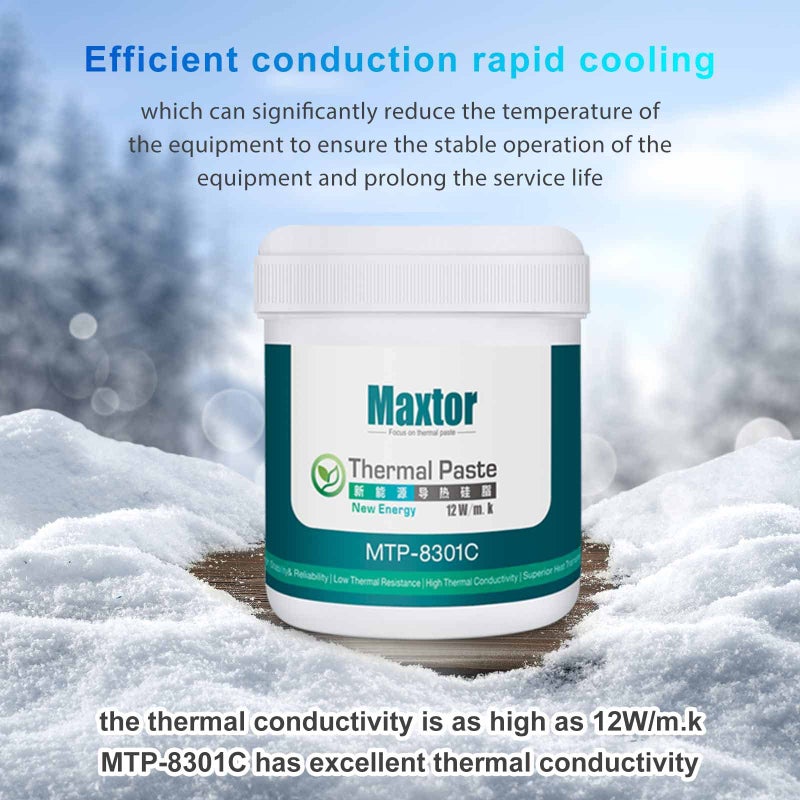 Maxtor MTP-8301C 150g High Performance Thermal Compound Paste, Heatsink Paste, Thermal Conductive Grease for CPU GPU Cooler LED IC PS4 Xbox Chipset Ovens - Image 4