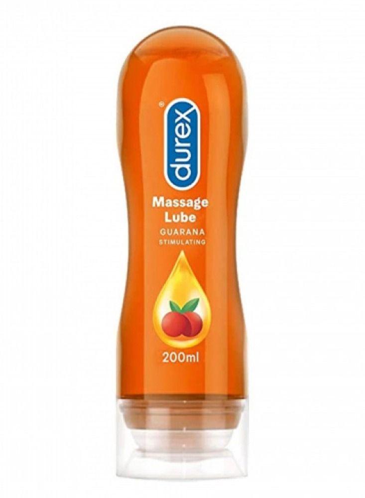 Durex Play Massage Lube Guarana Stimulating Gel, 200ml - Image 1