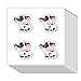 GUVSPTI Cute Cow Stickers 1in for Scrapbooking Arts Craft Kids DIY Calendars Journals 80Pack - Image 3