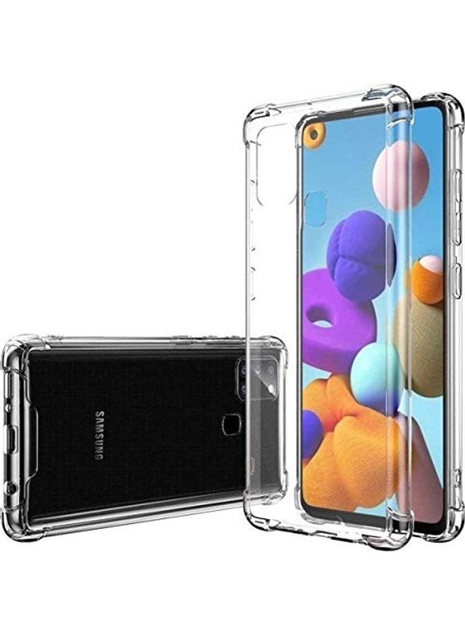 NIBEMINENT Protective Case Cover For Samsung Galaxy A21s Clear  - Image 1