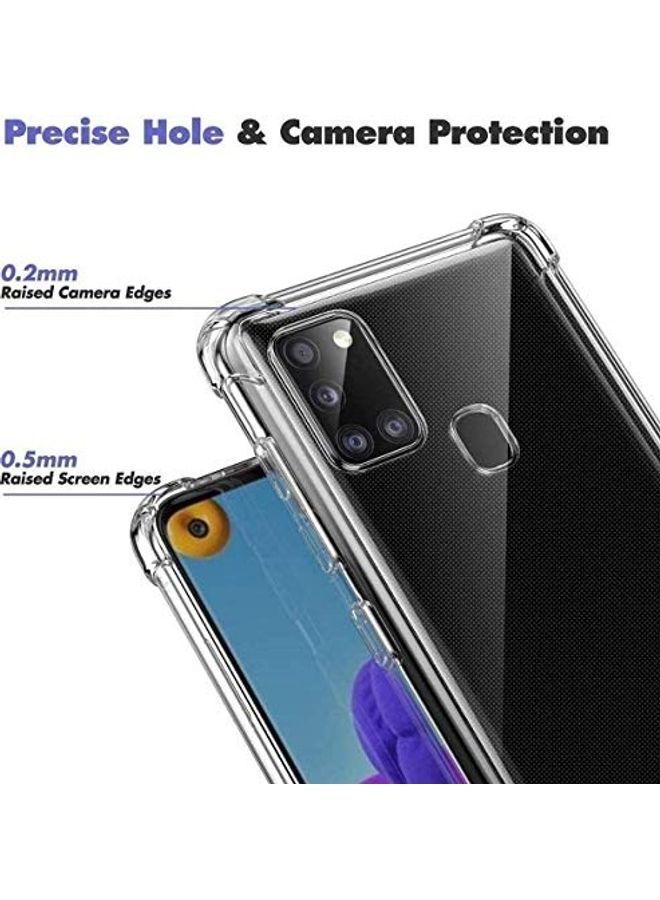 NIBEMINENT Protective Case Cover For Samsung Galaxy A21s Clear  - Image 4