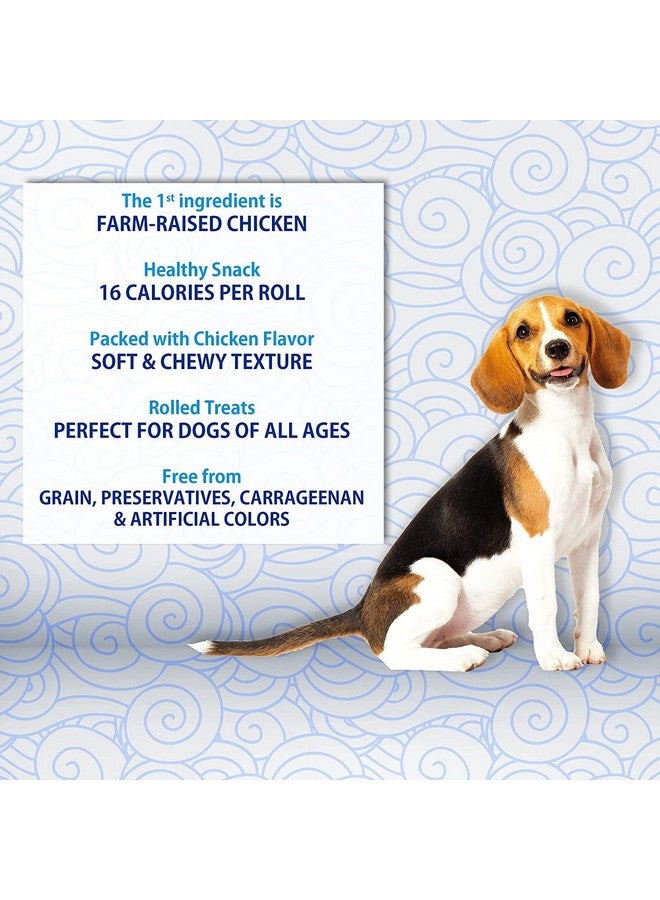 INABA Churu Rolls For Dogs, GrainFree, Soft/Chewy Baked Chicken Wrapped Churu Filled Dog Treats, 0.42 Ounces Each Stick| 24 Stick Treats Total, 3 Flavor Variety Pack (24 Sticks) - Image 4