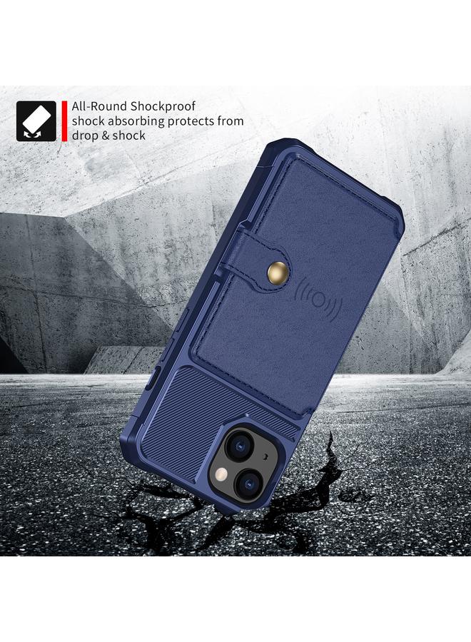 S-TOP Case For iPhone 13 mini Magnetic Wallet Card Bag Leather Case - Image 4