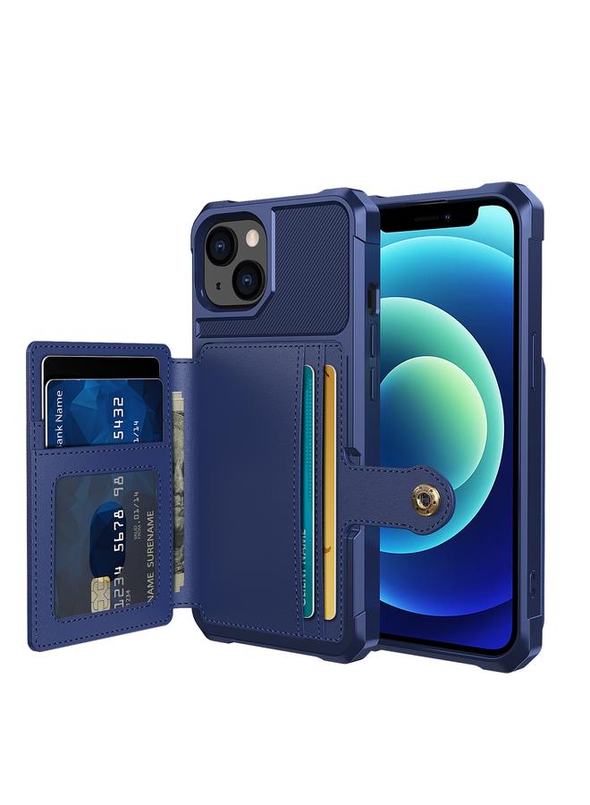 S-TOP Case For iPhone 13 mini Magnetic Wallet Card Bag Leather Case - Image 1