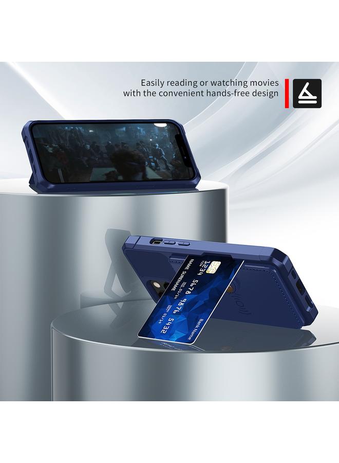 S-TOP Case For iPhone 13 mini Magnetic Wallet Card Bag Leather Case - Image 3