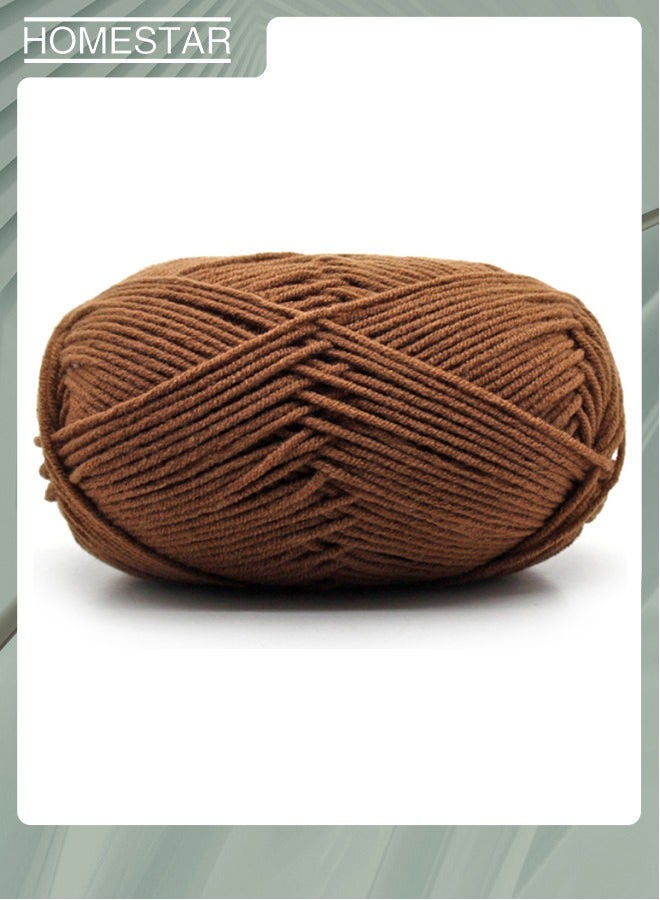 HOMESTAR Soft Yarn Hand Acrylic Knitting Yarn for Knitting Crochet and Crafts, Great for Garments, Sweaters, Scarves, Hats, and Craft Projects - Image 1