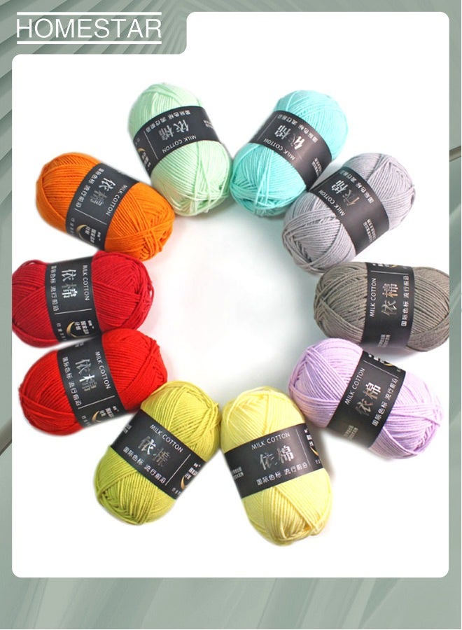 HOMESTAR Soft Yarn Hand Acrylic Knitting Yarn for Knitting Crochet and Crafts, Great for Garments, Sweaters, Scarves, Hats, and Craft Projects - Image 2
