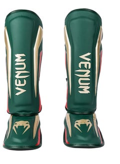 Elite Standup Shinguards Green/Gold/Red