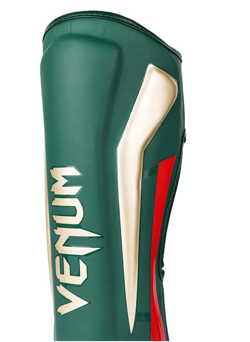 VENUM - Elite Standup Shinguards Green/Gold/Red - Image 1