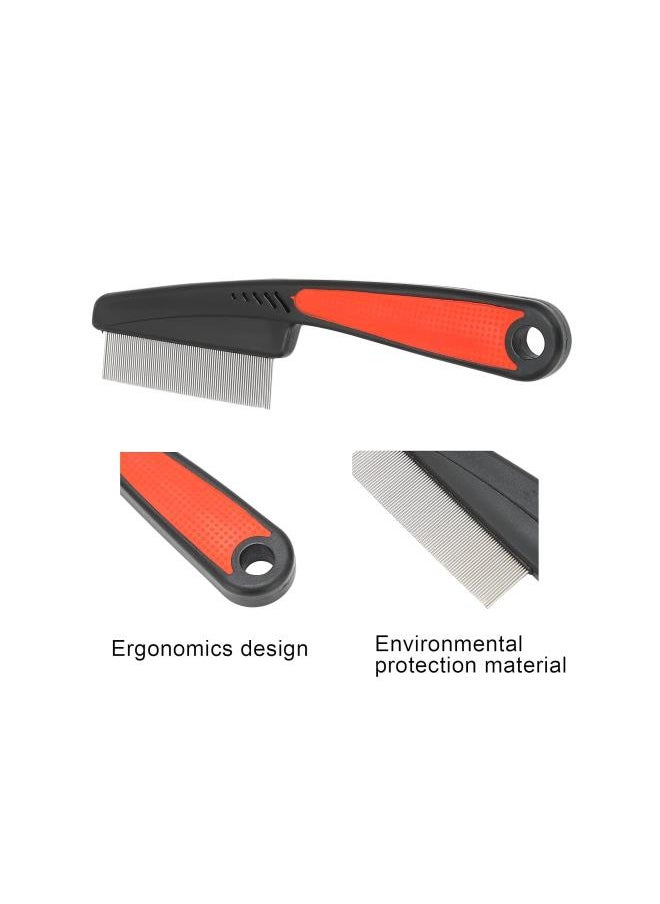 Generic - Fine Tooth Comb Stainless Steel High Lice Comb Fine Tooth Metal Vacuum Combs Terminator Combs Perfect Grooming Tool - Image 1