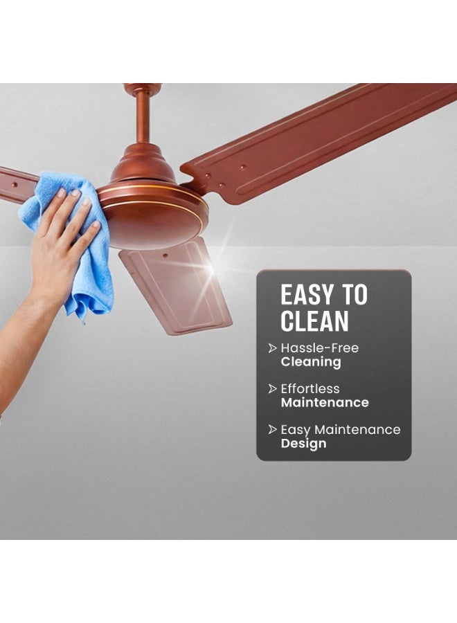 Rico Ceiling Fans For Home CF2305 1 Star BEE Ratings Energy Saving Japanese Technology 48 inch (1200mm) Ultra High Speed 2 Years Replacement Warranty Copper Winding Aluminum Blades - Image 3