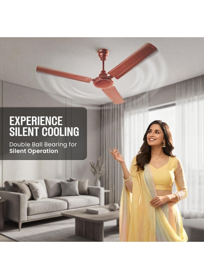Rico Ceiling Fans For Home CF2305 1 Star BEE Ratings Energy Saving Japanese Technology 48 inch (1200mm) Ultra High Speed 2 Years Replacement Warranty Copper Winding Aluminum Blades - Image 4