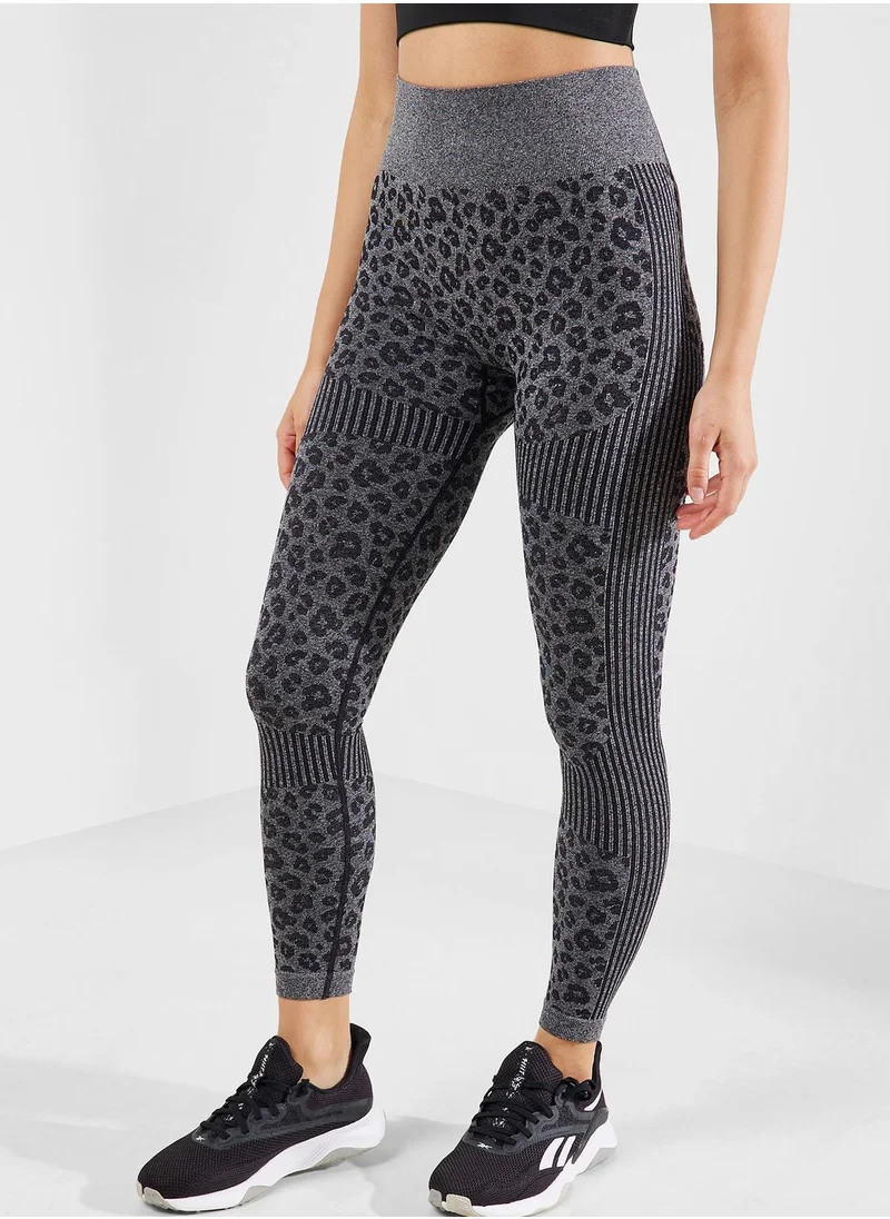 فورورد Animal Print High Waist Leggings