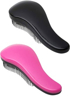 AMYTIS GARDEN 2pcs Anti-static Hair Styling Brushes Detangling Combs for Women and Kids (2pcs, Different Colors)  - Image 1