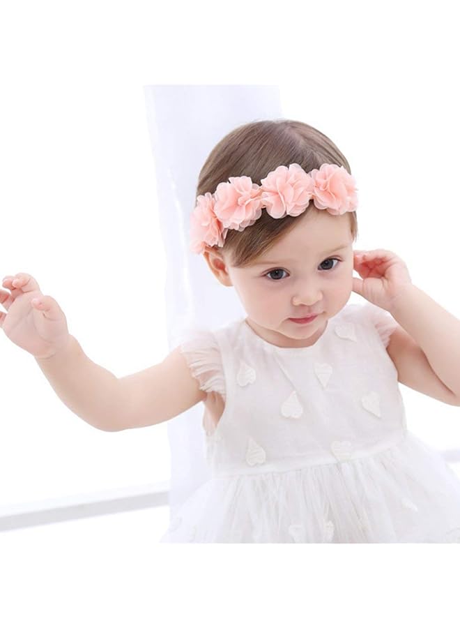 إيروريكس عصابات رأس للأطفال حديثي الولادة بأزهار وأعياد ميلاد مناسبة لعمر 4 و24 شهرًا - Image 5