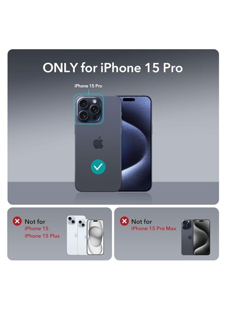 Compatible with iPhone 15 Pro Clear Phone Case, Ultra-Thin Anti-Fall Anti-Scratch Anti-Yellow Silicone Protective Cover, for Magsafe Charger, Transparent 6.1 inch Clear  - Image 2