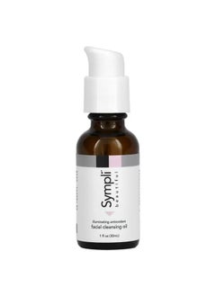 Sympli beautiful Sympli Beautiful, Illuminating Antioxidant Facial Cleansing Oil, with Argan, Marula, Rosehip & Orange Oil, 1 fl oz (30 ml) 