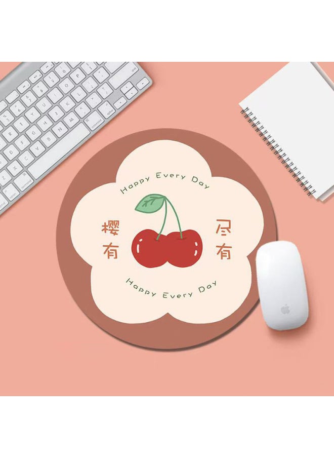 Generic - Diatom Tea Cup Heat Insulation Anti-scalding Absorbent Office High Temperature High Color Value Household Placemat Round Mat Non-slip Mouse Pad-Color:12*12CM-Pattern:Style 10 - Image 1