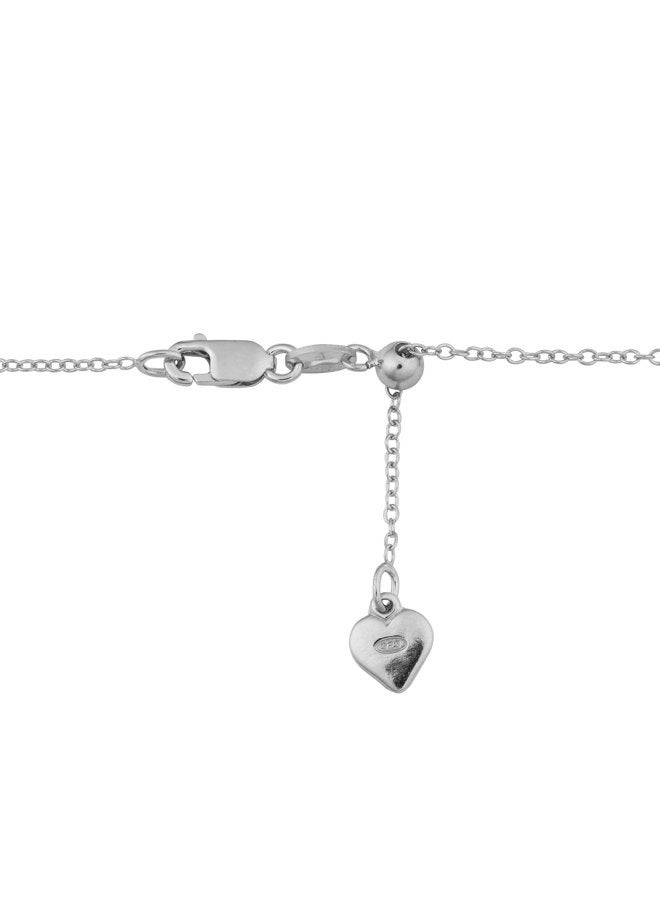 Kooljewelry Sterling Silver Jewellery Necklace, 1 mm Adjustable Length Open Cable Chain (22 inch max Length) - Image 2