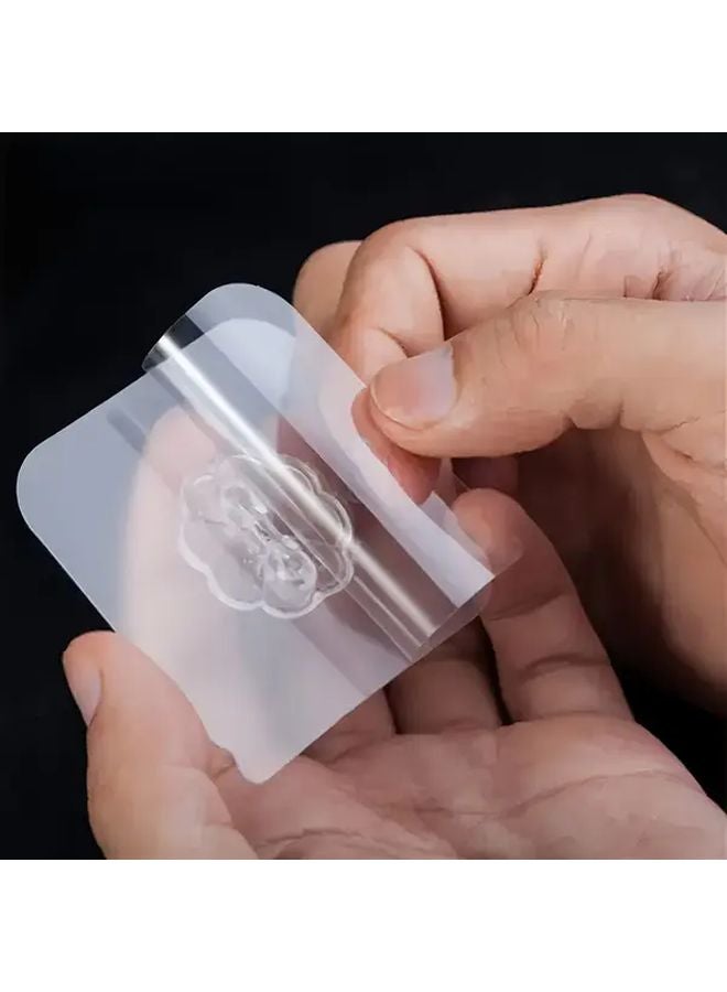 22 قطعة خطافات جدارية لاصقة متينة شفافة للإزالة بدون تلف منظّم توفير المساحة - Image 5