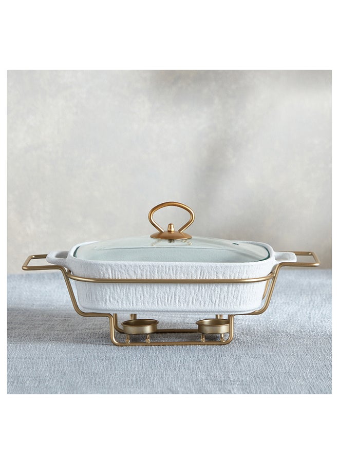 Home Box - Celtic Rectangular Casserole with Candle Stand 22.4x35.8x10.9 cm - Image 1