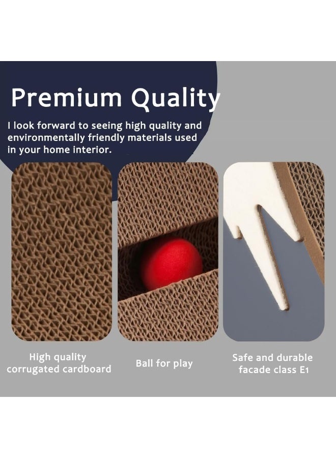 Neostyle NeoStyle Cat Scratching Board, Scratch-resistant and Wear-resistant, Not Falling off the Chip Multifunctional Vertical Cat Climbing Frame (snowy mountain) - Image 4