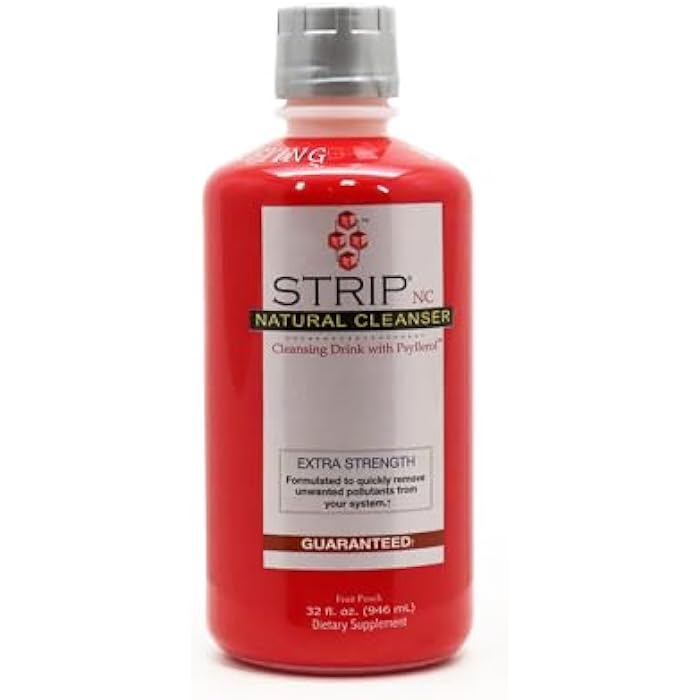 Wellgenix Strip NC Herbal Cleanse Detox Drink, Fast-Acting Body Detox, 32 Fl Oz, Premium Detoxifier for Quick Flush Toxin Removal, Extreme Cleanse Detox, Fruit Punch Liquid - Image 1